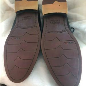 Johnston & Murphy  Wingtip Blue Suede & Sheepskin